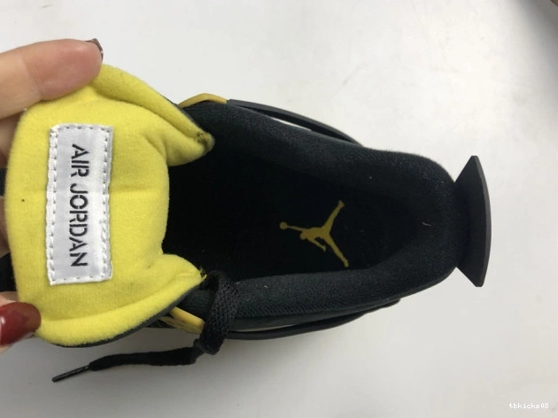 Cheap TBkick Air 4 Jordan Retro Thunder 308497-008 0810